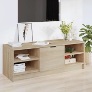 vidaXL TV stolík farby dubu sonoma 102x35,5x36,5 cm spracované drevo - cena, porovnanie