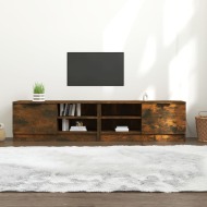 vidaXL TV stolíky 2 ks dymový dub 80x35x36,5 cm spracované drevo - cena, porovnanie