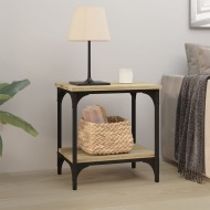 vidaXL Bočný stolík dub sonoma 40x30x42 cm spracované drevo - cena, porovnanie