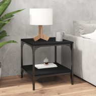 vidaXL Bočný stolík čierny 40x40x40 cm spracované drevo - cena, porovnanie
