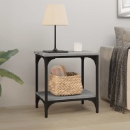 vidaXL Bočný stolík sivý dub sonoma 40x30x42 cm spracované drevo - cena, porovnanie