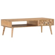 vidaXL Konferenčný stolík 110x50x35 cm masívne akáciové drevo - cena, porovnanie
