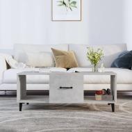 vidaXL Konferenčný stolík betónovo sivý 102x50x40 cm spracované drevo - cena, porovnanie