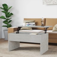 vidaXL Konferenčný stolík betónový 80x50,5x41,5 cm spracované drevo - cena, porovnanie