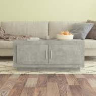 vidaXL Konferenčný stolík betónový sivý 102x50x45 cm spracované drevo - cena, porovnanie