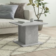 vidaXL Konferenčný stolík betónový sivý 55,5x55,5x40 cm drevotrieska - cena, porovnanie