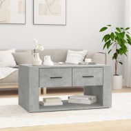 vidaXL Konferenčný stolík betónový sivý 80x50x40 cm spracované drevo - cena, porovnanie