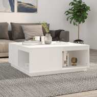 vidaXL Konferenčný stolík biely 100x101x40,5 cm borovicový masív - cena, porovnanie