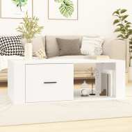 vidaXL Konferenčný stolík biely 100x50,5x35 cm spracované drevo - cena, porovnanie