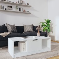 vidaXL Konferenčný stolík biely 102x50x36 cm spracované drevo - cena, porovnanie