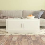 vidaXL Konferenčný stolík biely 102x50x45 cm spracované drevo - cena, porovnanie