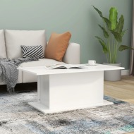 vidaXL Konferenčný stolík biely 102x55,5x40 cm drevotrieska - cena, porovnanie
