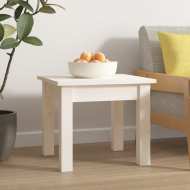vidaXL Konferenčný stolík biely 35x35x30 cm borovicový masív - cena, porovnanie