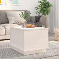 vidaXL Konferenčný stolík biely 40x50x35 cm borovicový masív - cena, porovnanie
