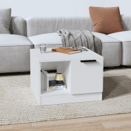 vidaXL Konferenčný stolík biely 50x50x36 cm spracované drevo - cena, porovnanie