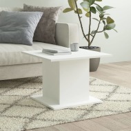 vidaXL Konferenčný stolík biely 55,5x55x40 cm drevotrieska - cena, porovnanie