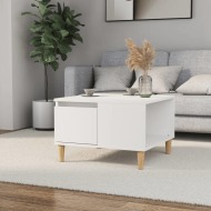 vidaXL Konferenčný stolík biely 55x55x36,5 cm spracované drevo - cena, porovnanie