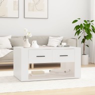 vidaXL Konferenčný stolík biely 80x50x40 cm spracované drevo - cena, porovnanie