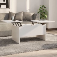 vidaXL Konferenčný stolík biely 80x50x42,5 cm spracované drevo - cena, porovnanie