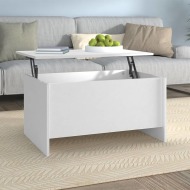 vidaXL Konferenčný stolík biely 80x55,5x41,5 cm spracované drevo - cena, porovnanie