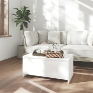 vidaXL Konferenčný stolík biely 90x50x41,5 cm drevotrieska - cena, porovnanie