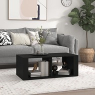vidaXL Konferenčný stolík čierny 100x50x36 cm spracované drevo - cena, porovnanie