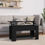 vidaXL Konferenčný stolík čierny 101x49x52 cm spracované drevo - cena, porovnanie
