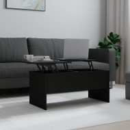 vidaXL Konferenčný stolík čierny 102x50,5x46,5 cm spracované drevo - cena, porovnanie