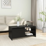 vidaXL Konferenčný stolík čierny 102x50x45 cm spracované drevo - cena, porovnanie