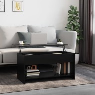 vidaXL Konferenčný stolík čierny 102x50x52,5 cm spracované drevo - cena, porovnanie