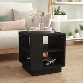 vidaXL Konferenčný stolík čierny 40x40x43 cm spracované drevo