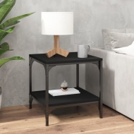 vidaXL Konferenčný stolík čierny 50x50x40 cm spracované drevo - cena, porovnanie