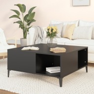 vidaXL Konferenčný stolík čierny 80x80x36,5 cm spracované drevo - cena, porovnanie