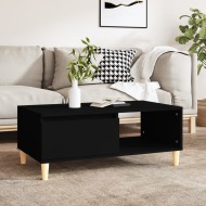 vidaXL Konferenčný stolík čierny 90x50x36,5 cm spracované drevo - cena, porovnanie