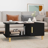 vidaXL Konferenčný stolík čierny 90x50x40 cm spracované drevo - cena, porovnanie