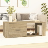 vidaXL Konferenčný stolík dub sonoma 100x50,5x35 cm spracované drevo - cena, porovnanie