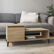 vidaXL Konferenčný stolík dub sonoma 100x50x45 cm spracované drevo - cena, porovnanie