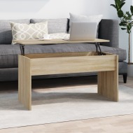 vidaXL Konferenčný stolík dub sonoma 102x50,5x52,5 cm spracované drevo - cena, porovnanie