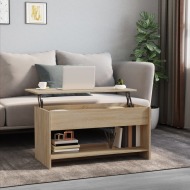 vidaXL Konferenčný stolík dub sonoma 102x50x52,5 cm spracované drevo - cena, porovnanie