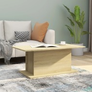 vidaXL Konferenčný stolík dub sonoma 102x55,5x40 cm drevotrieska - cena, porovnanie