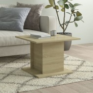 vidaXL Konferenčný stolík dub sonoma 55,5x55,5x40 cm drevotrieska - cena, porovnanie