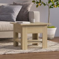 vidaXL Konferenčný stolík dub sonoma 55x55x42 cm drevotrieska - cena, porovnanie