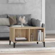 vidaXL Konferenčný stolík dub sonoma 60x50x36,5 cm spracované drevo - cena, porovnanie