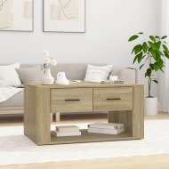 vidaXL Konferenčný stolík dub sonoma 80x50x40 cm spracované drevo - cena, porovnanie