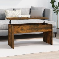 vidaXL Konferenčný stolík dymový dub 102x50,5x52,5 cm spracované drevo - cena, porovnanie