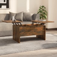 vidaXL Konferenčný stolík dymový dub 80x50x42,5 cm spracované drevo - cena, porovnanie