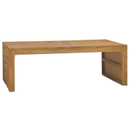 vidaXL Konferenčný stolík, erózny tíkový masív 110x35x38 cm - cena, porovnanie
