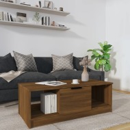 vidaXL Konferenčný stolík hnedý dub 102x50x36 cm spracované drevo - cena, porovnanie