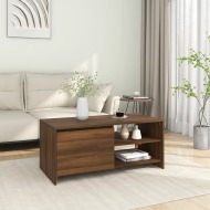vidaXL Konferenčný stolík hnedý dub 102x50x45 cm spracované drevo - cena, porovnanie