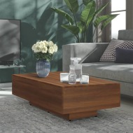 vidaXL Konferenčný stolík hnedý dub 115x60x31 cm spracované drevo - cena, porovnanie